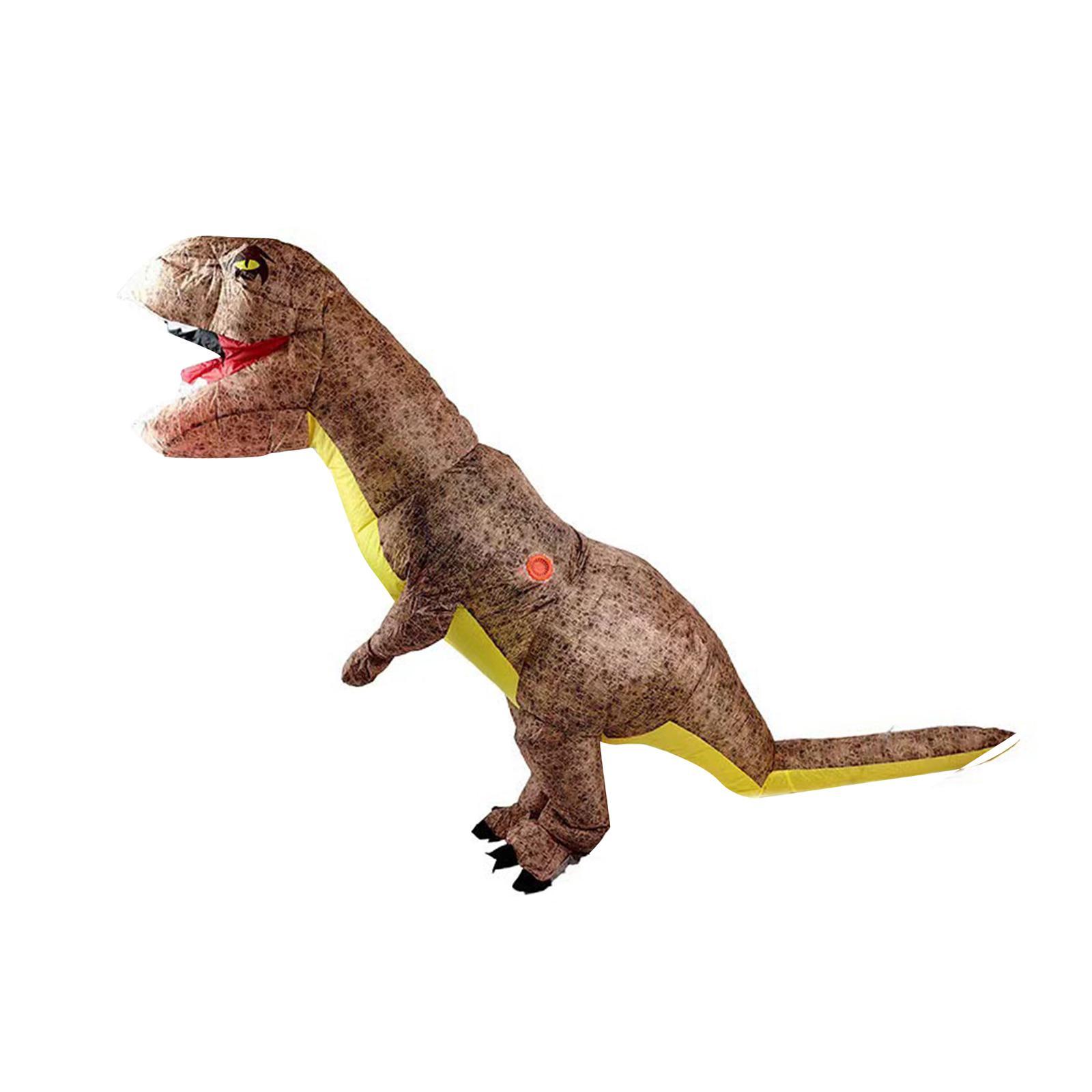 Inflatable Dinosaur Costume Suit Outfit for Mardi Gras Carnival Pretend Play