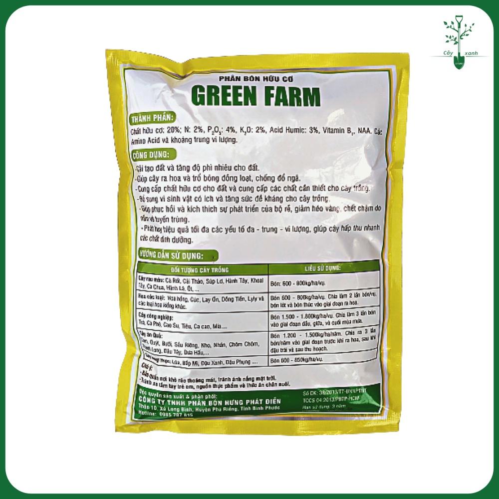 Phân Bón Hữu Cơ Hoa Hồng Phân Bón Hoa Hồng, Cây Cảnh GREEN FARM Gói 1kg