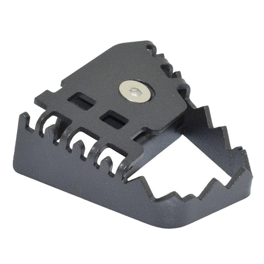 Rear Foot Brake Lever Pedal Extension Peg Pad Extender for F650GS Black