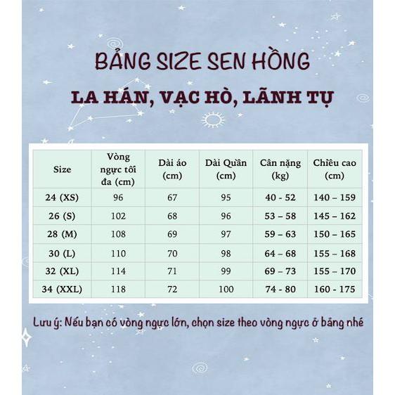 Bộ quần áo đi lễ truyền thống Phật tử Mẫu Vạt Hò lam đi chùa cho nam - nữ mặc khoá tu, hành lễ tại gia