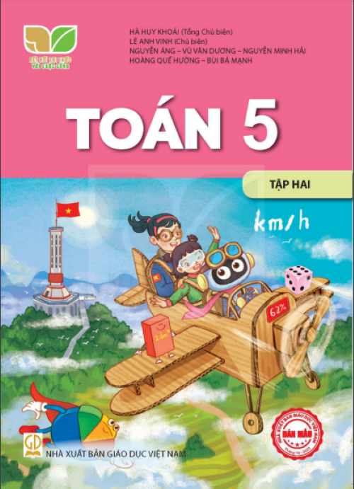 Sách giáo khoa Toán 5- tập hai- Kết Nối Tri Thức Với Cuộc Sống (Kèm Nilon bọc Sách)