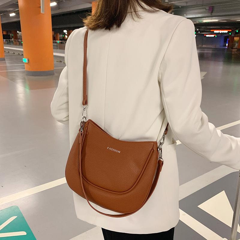 Đơn Giản Thiết Kế Túi Đeo Vai Cho Nữ Da Pu Nữ Tay Túi Mới Mềm Mại Thời Trang Hàn Quốc Túi Shopper Nữ túi Xách Tay