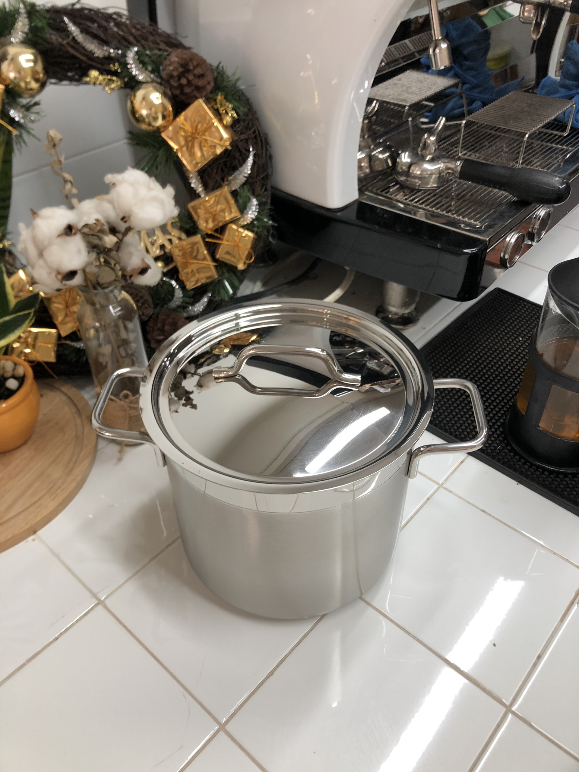 Nồi Inox 304 Đáy 3 Lớp Cao Cấp Hiệu Berndorf Sandrik - High Casserole With Lid