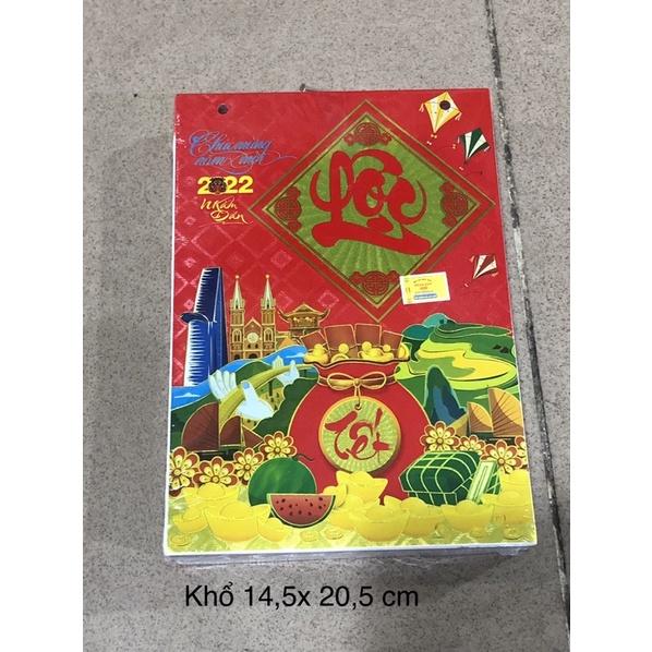 Lịch Block 2022 các kích thước mẫu mới nhất Tết Nhâm Dần