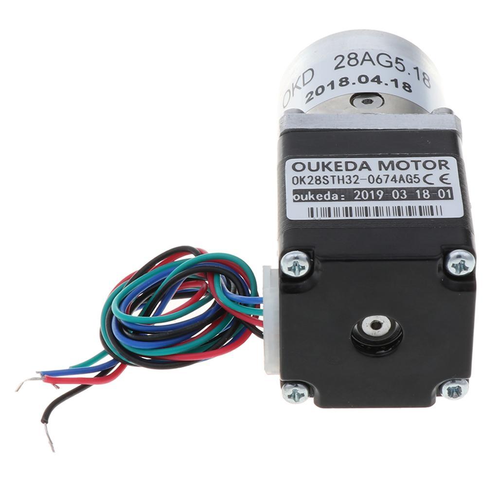 Planetary Dual Shaft Nema 11 Stepper Motor 0.67A for DIY CNC Robot
