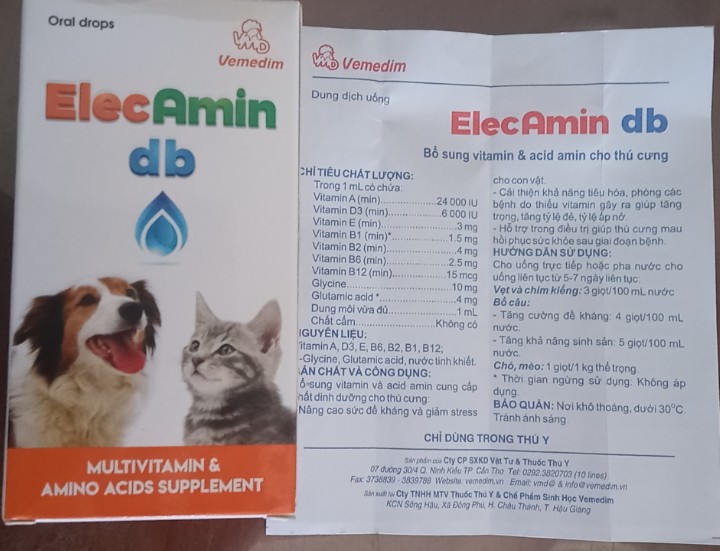THUỐC ELECAMIN DB 20ML