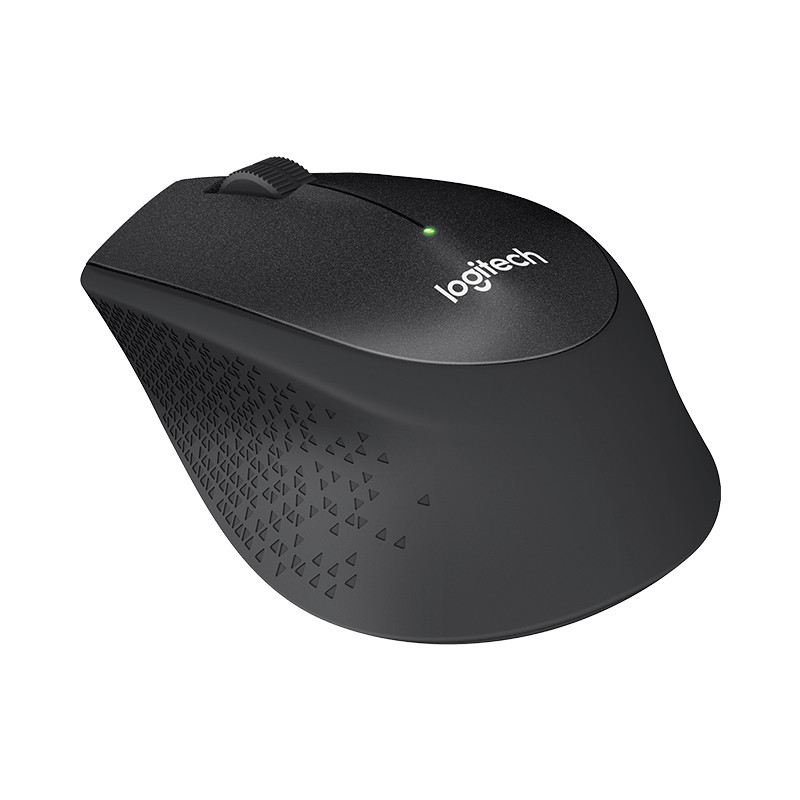 Chuột văn phòng không dây tiếng Click im lặng logitech M331 - Hàng Chính Hãng