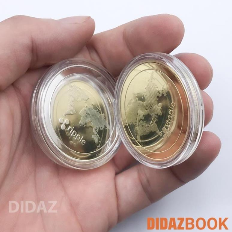 Đồng Xu XRP Ripple, Bɪтᴄᴏɪп mạ vàng, bạc làm đồ lưu niệm, sưu tầm, trang trí phòng làm việc, quà tặng khách hàng