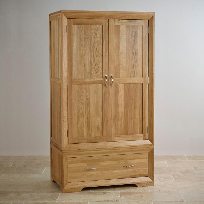Tủ Áo 2 Cánh Bevel Gỗ Sồi IBIE