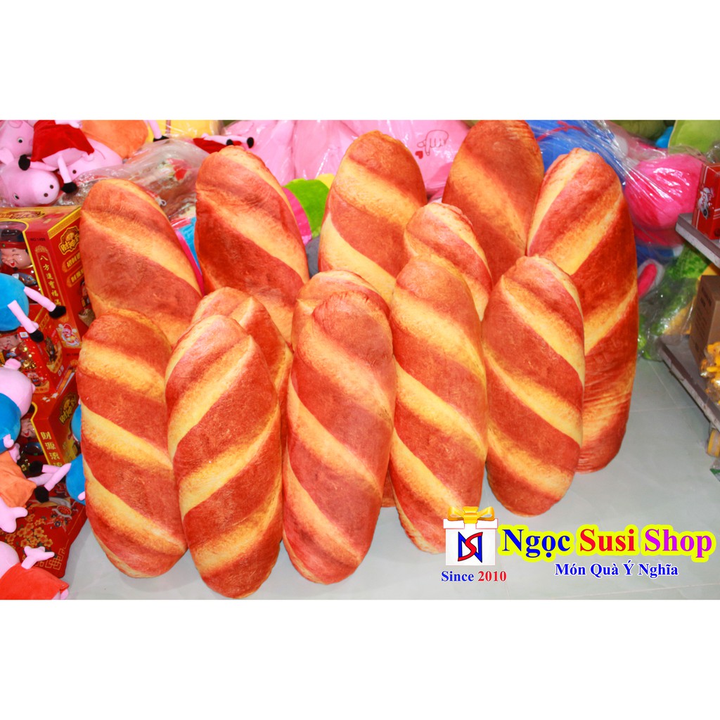 GỐI ÔM BÁNH MÌ 3D KHỔNG LỒ