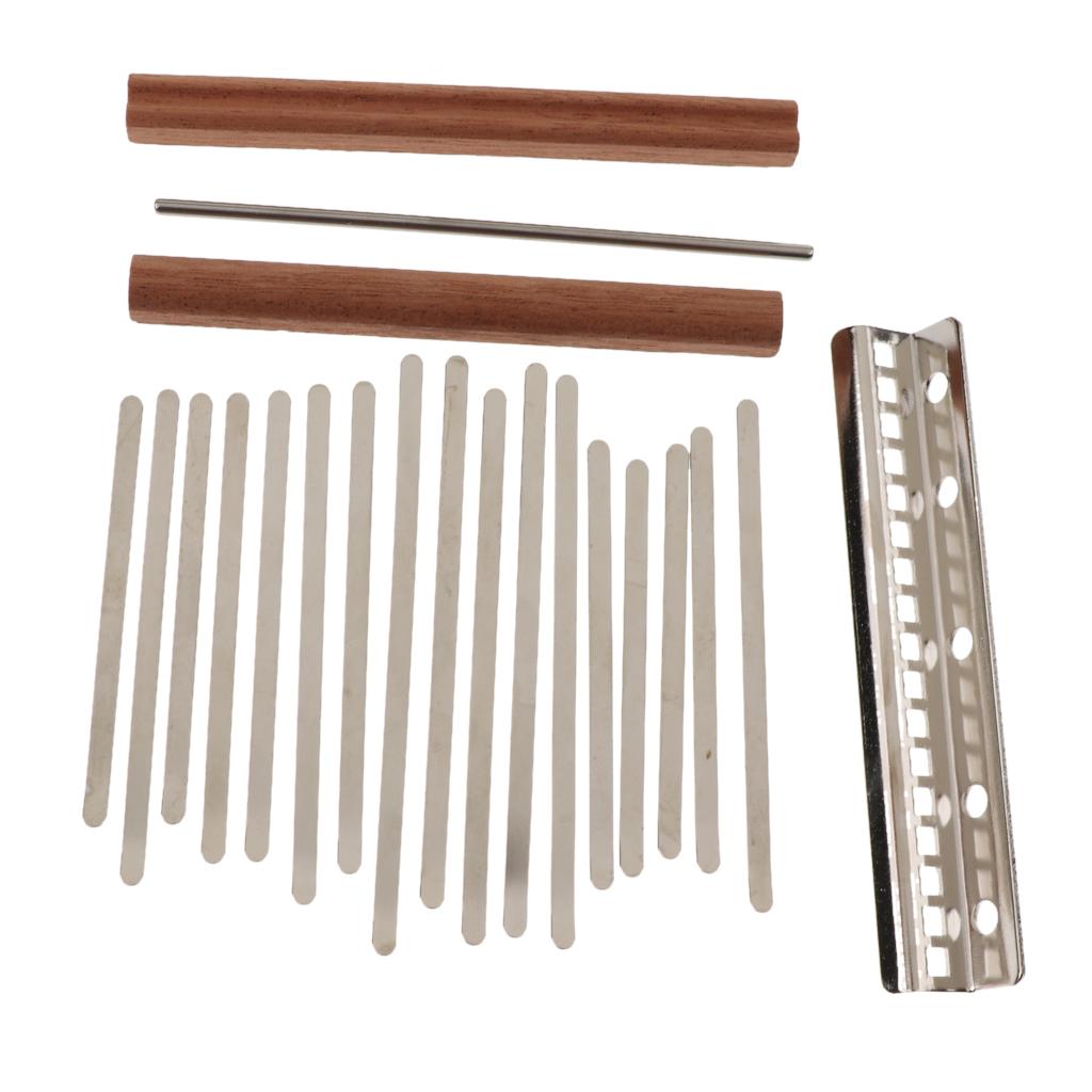 Sunnimix Tinh Tế 17 Phím Kalimba Thay Thế Thép Phím + Cầu