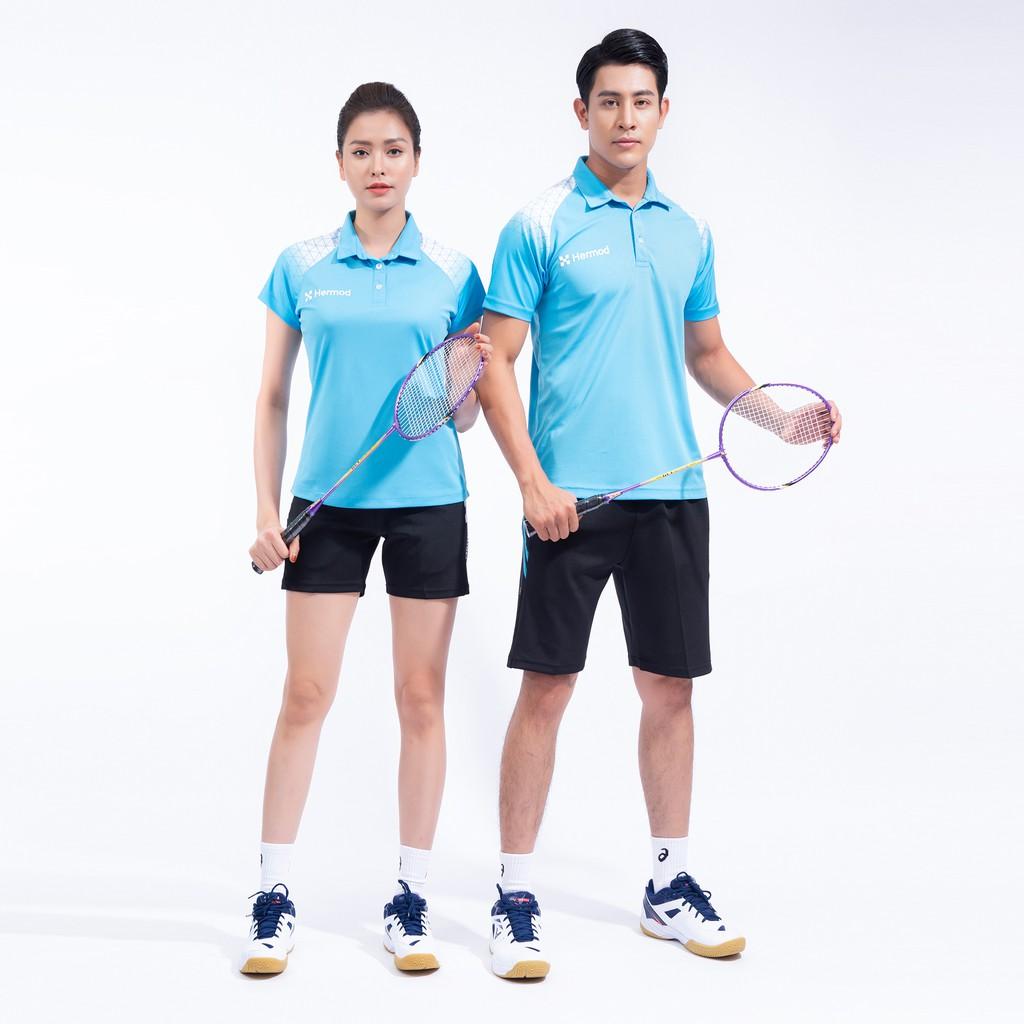 Áo Thể Thao Nữ HERMOD Tennis, Cầu Lông, Bóng Chuyền, Vải Co Dãn, Thoáng Mát, Thấm Hút L01XN