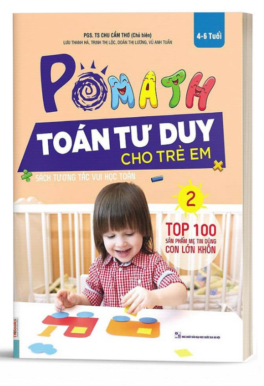 Sách POMath -Toán tư duy cho trẻ em tập 2 - MCBooks - BẢN QUYỀN