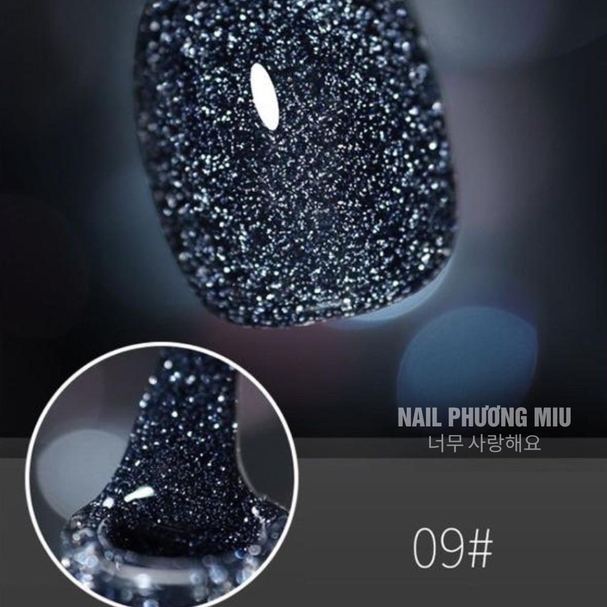 [Chai Lẻ] Sơn Nhũ Flash Siêu Sáng 15ml Làm Nail, 4 Màu Đỏ Vàng Bạc Đen, Độ Bóng Cao, Bền Màu, Dưỡng Chất Giúp Móng Khỏe