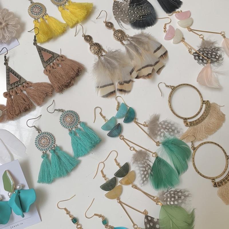 Bông tai Khuyên tai biển , du lịch , Bông tai Boho