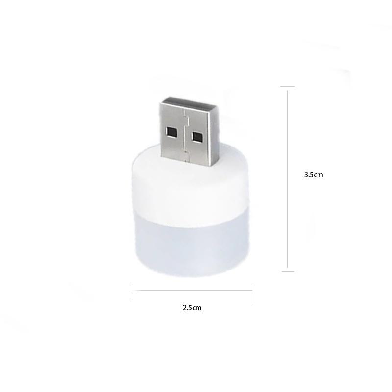 Đèn LED Đọc Sách Bảo Vệ Mắt Sạc Cổng Usb Hình Tròn Nhỏ Gọn