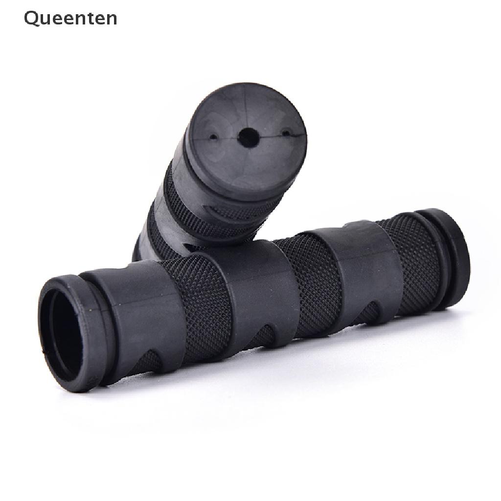 Queenten 2pcs Rubber Bicycle Grips Cycling Mountain Bicycle Scooter Bike Handle Bar Grip QT