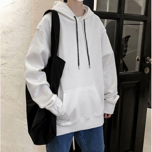 Áo hoodie unisex màu trơn vải đẹp