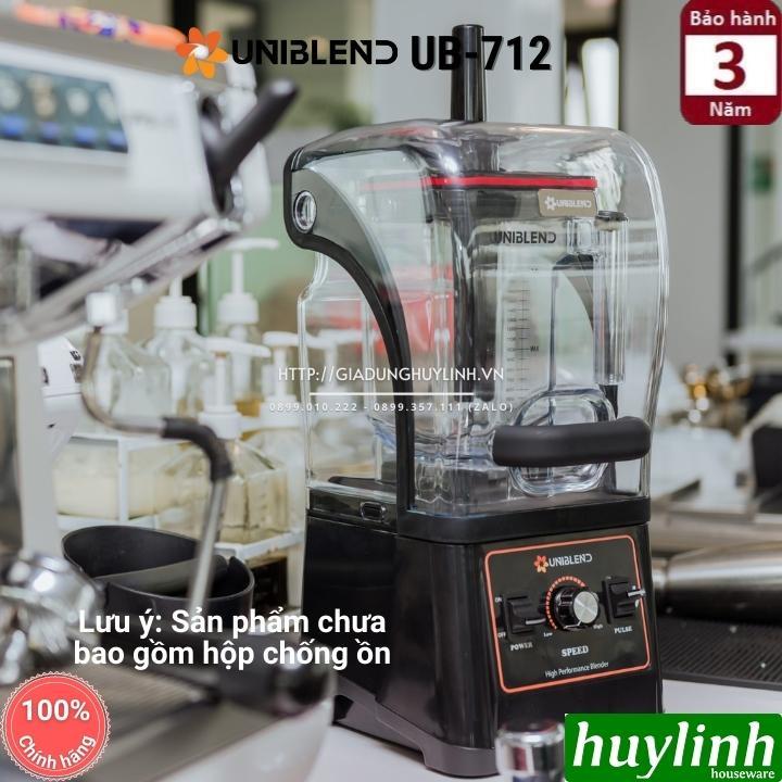 Máy xay sinh tố công nghiệp Uniblend UB-712 - Bao gồm hộp chống ồn - Hàng chính hãng