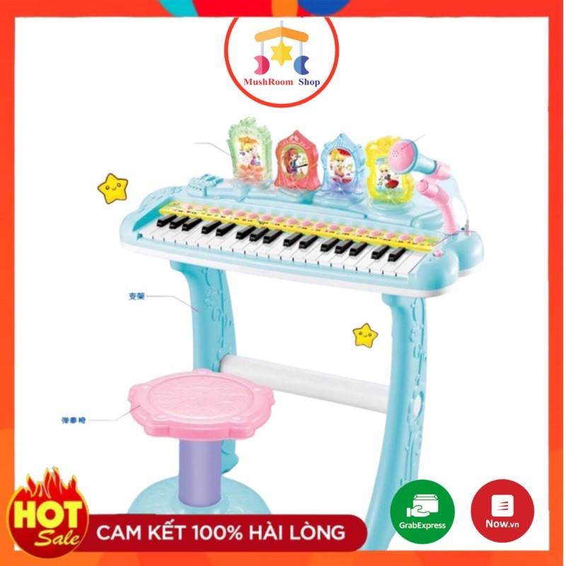 Đồ Chơi Đàn Piano Cao Cấp Có Ghế Ngồi Kèm Micro Chuẩn Âm Cho Bé