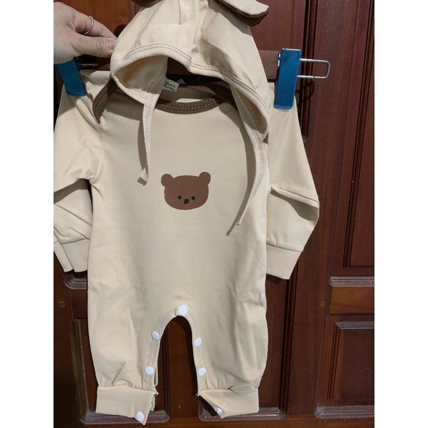 Set Body suit kèm mũ cho bé iu - BODY GẤU THỎ-Set 2,Size 5: 11-12kg