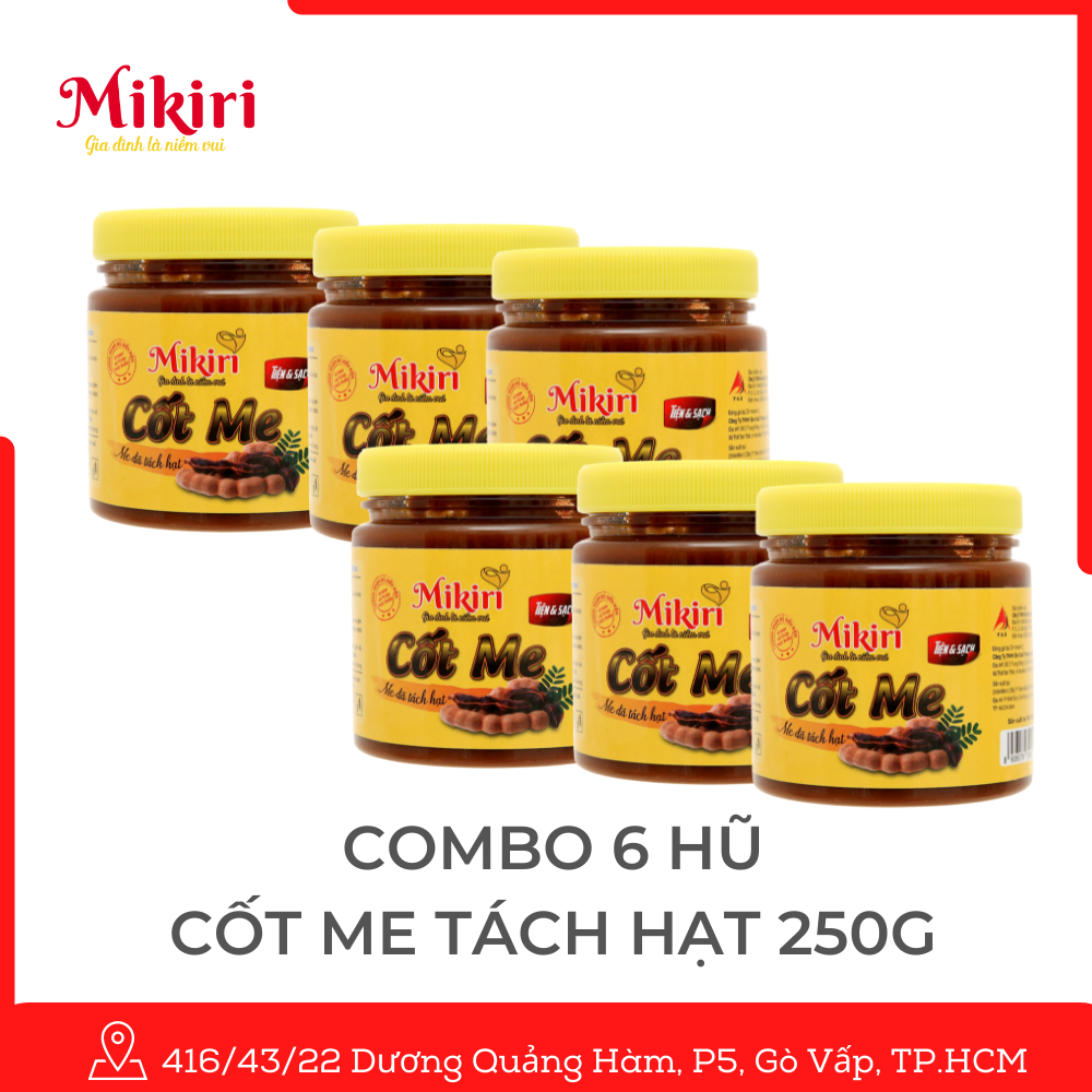 Cốt Me Mikiri 250g (6 Hủ)