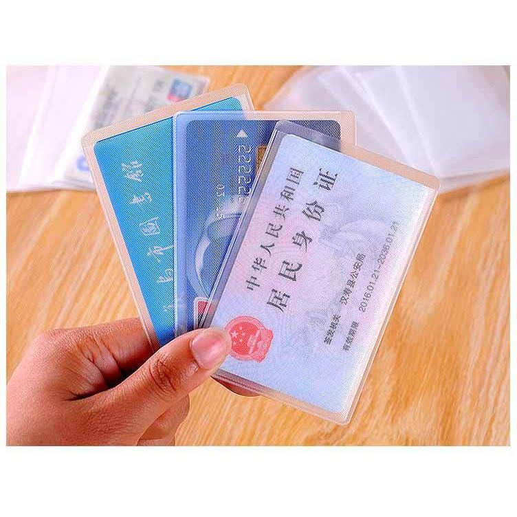 Vỏ Bọc (Set 10 Cái) Bảo Vệ CCCD, ATM, Thẻ Tín Dụng, Bằng Lái Xe Không Thấm Nước, Chống Xước