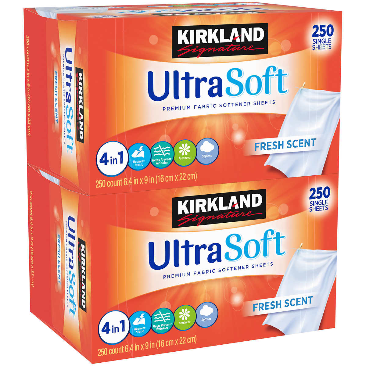 Combo 2 hộp Giấy Thơm Quần Áo - Kirkland Fabric Softener Sheets