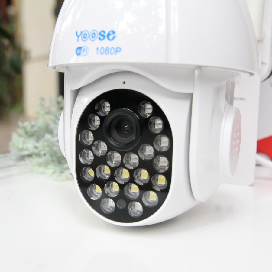 Camera Yoosee D23S PTZ 2.0 Mpx ngoài trời 23 led, 2 râu, đàm thoại 2 chiều, hỗ trợ thẻ nhớ lên tới 128G,  cảnh báo chống trộm- Hàng nhập khẩu