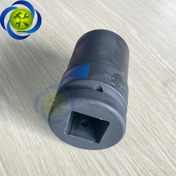 Tuýp 32mm 1 inch Kingtony 843532M loại ngắn 6 cạnh màu đen