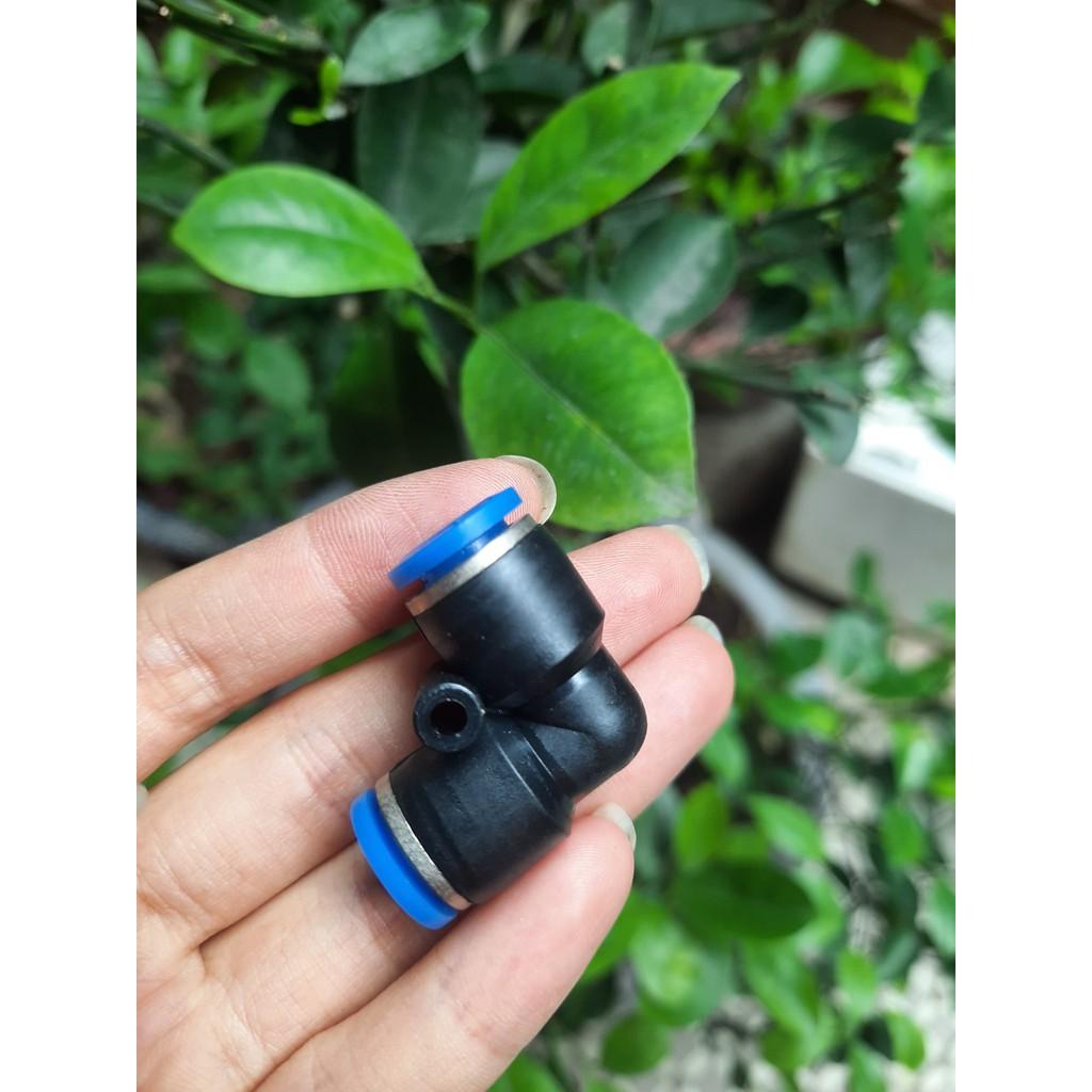 Cut nối góc nối ống phun sương 8mm cho hệ thống phun sương
