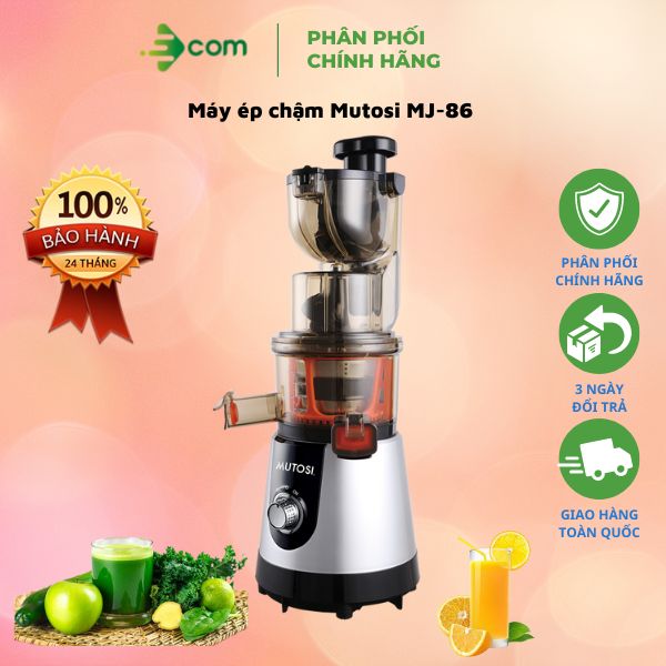 Máy ép chậm Mutosi MJ-86 bảo hành 24 tháng - Hàng chính hãng