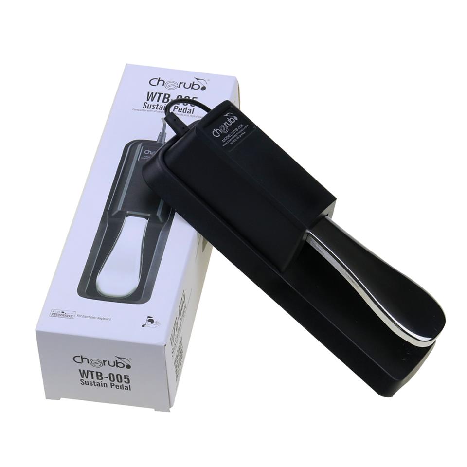 Bàn đạp tạo tiếng vang/ Universal pedal sustain - Kzm Kurtzman KP-002 - Tương thích với Organ, Piano, Drum - Hàng chính hãng