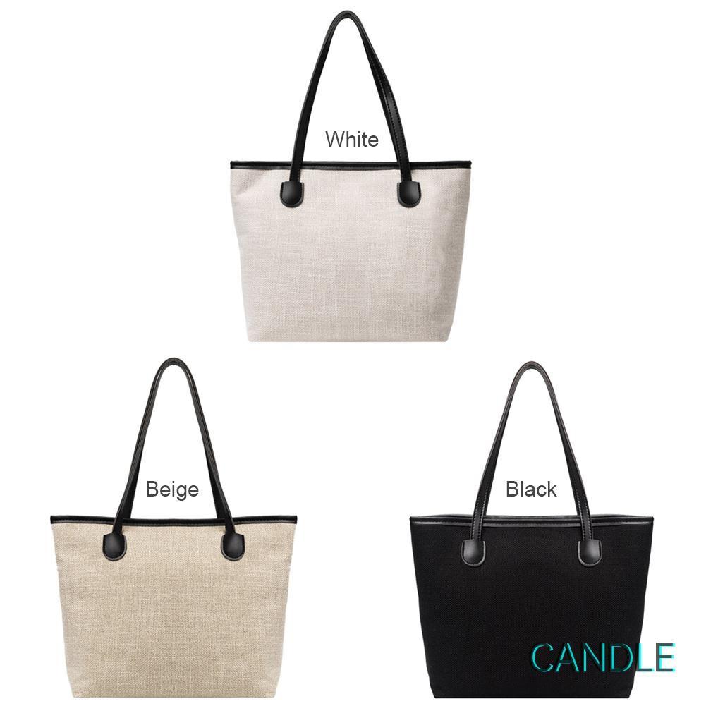 Túi Xách Tay Bằng Vải Canvas Cỡ Lớn Tiện Dụng Dành Cho Nữ