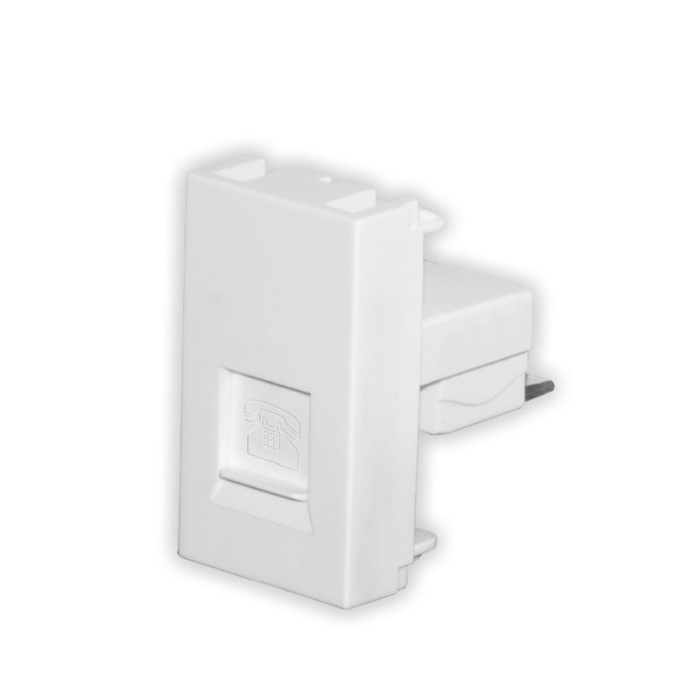 Set 3 Ổ cắm điện thoại âm tường Điện Quang DQHome ĐQ IW1 TO W