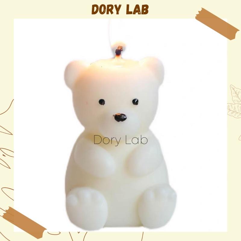 Nến Thơm Gấu Con Nhiều Màu Sắc Handmade Không Khói, Phụ Kiện Decor Chụp Ảnh - Dory Lab