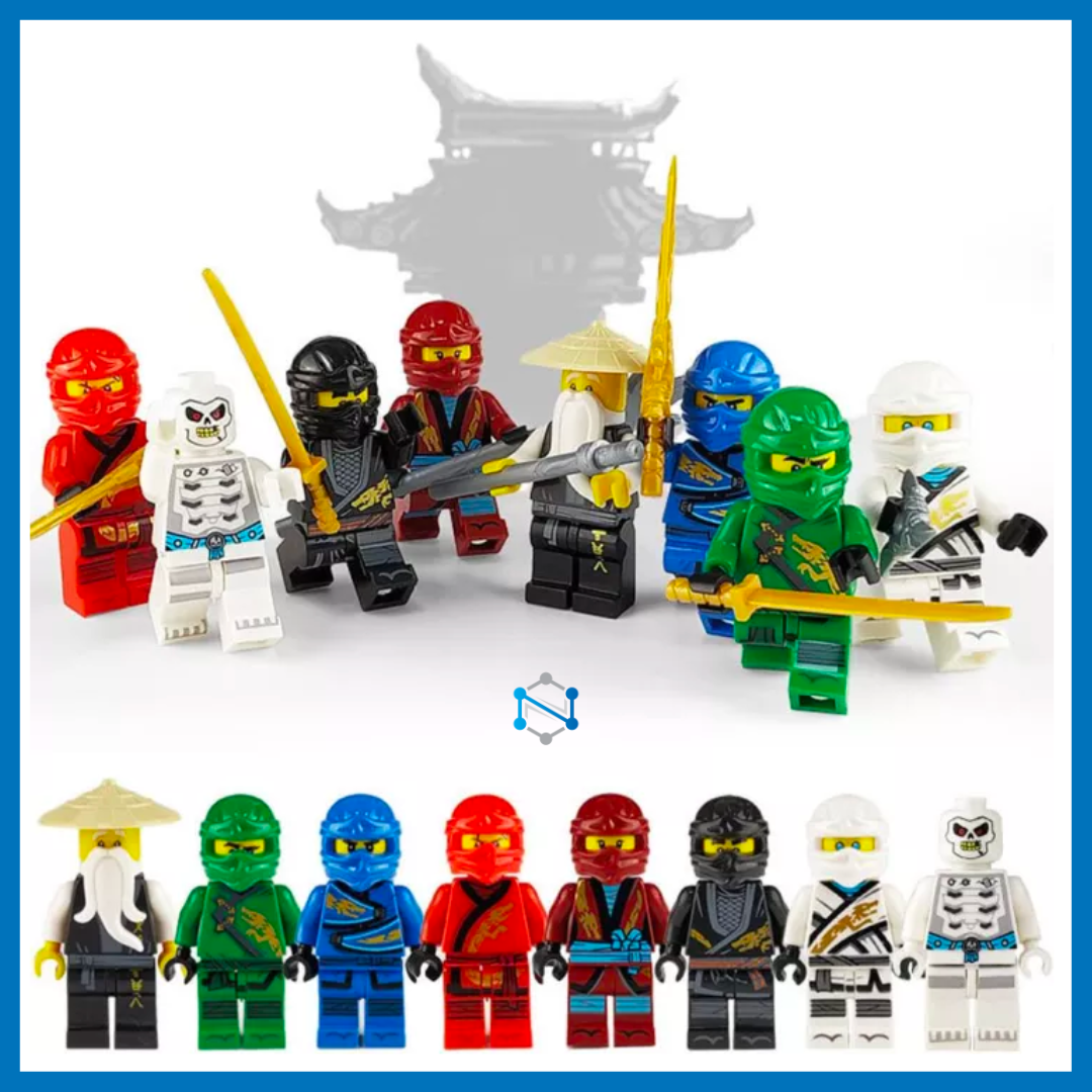 Đồ chơi lắp ráp 10 mô hình nhân vật Ninjago 60 mẫu thương thích với tất cả thương hiệu