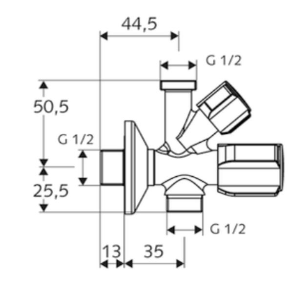 Van T chia nước – Điều chỉnh lưu lượng - Giảm áp lực nước Schell - 03 570 06 99 – Hàng nhập khẩu châu Âu