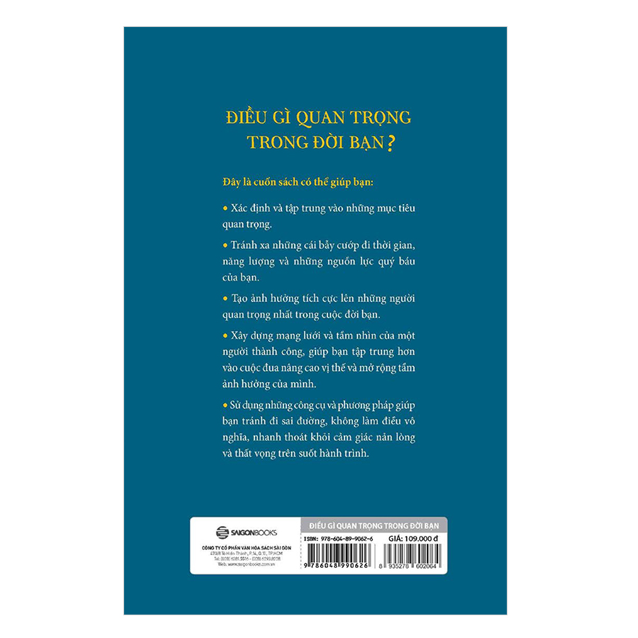 Sách Điều Gì Quan Trọng Trong Đời Bạn