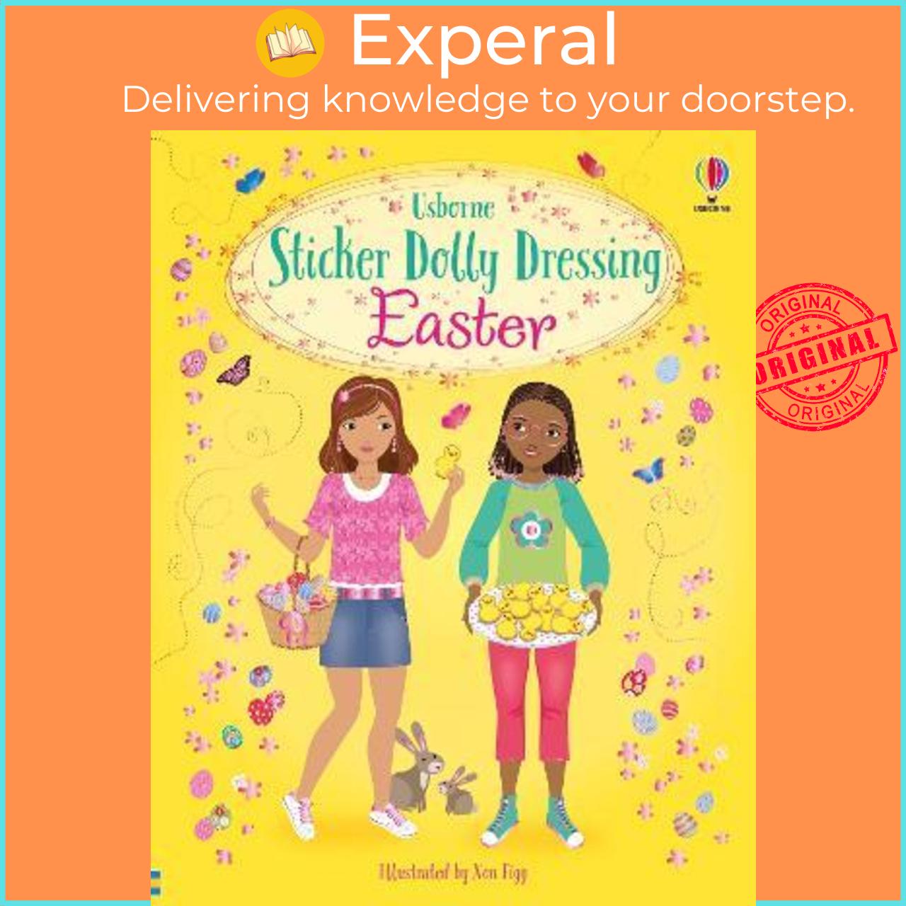 Sách - Sticker Dolly Dressing Easter by Fiona Watt,Non Figg