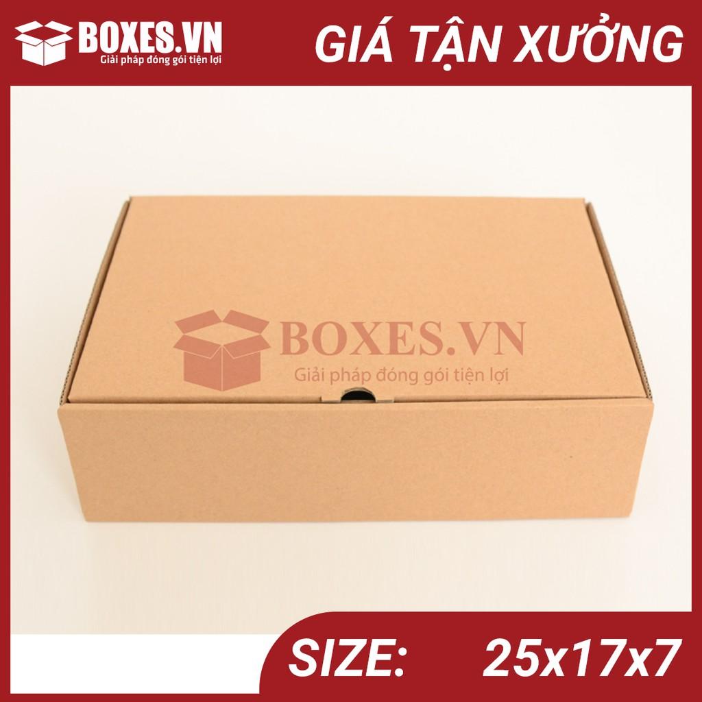 25x17x7 cm Combo 50 hộp giấy carton đựng quần áo giá tại xưởng