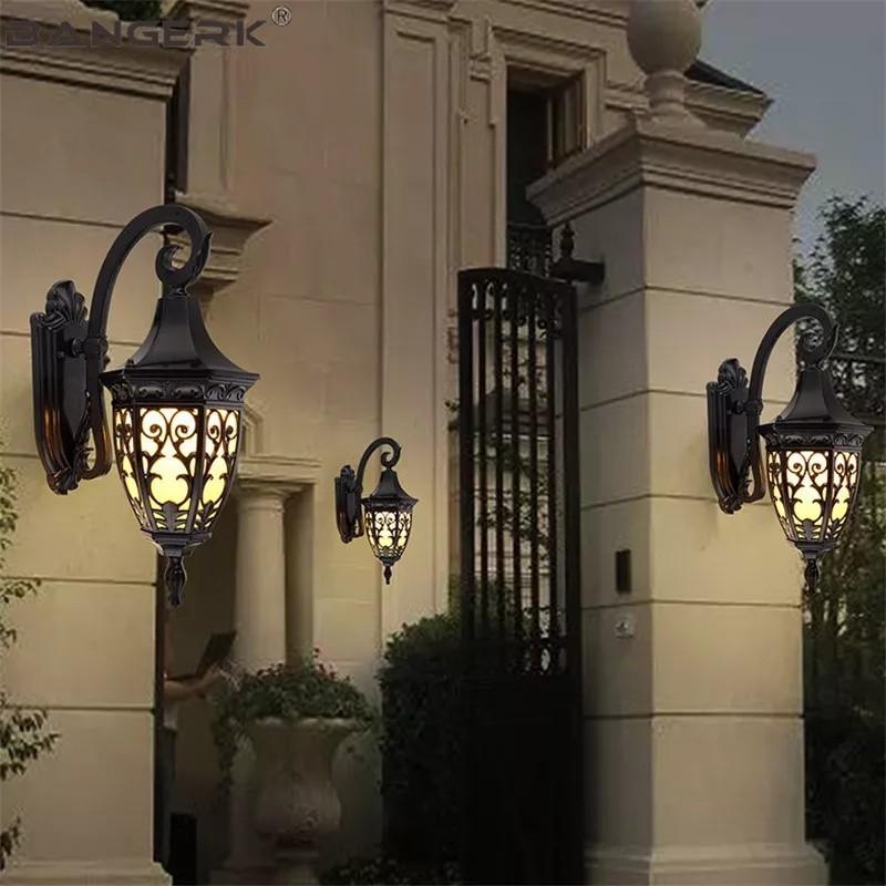 Đèn tường - đèn sân vườn - đèn cột cổng - đèn ngoài hiên TG112