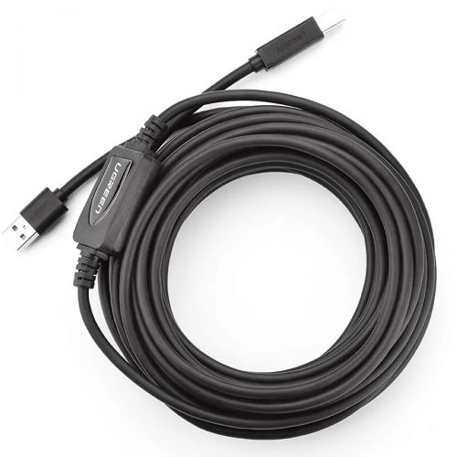 Cáp máy in USB 10m,15m chính hãng Ugreen  có IC khuếch đại hàng chính hãng