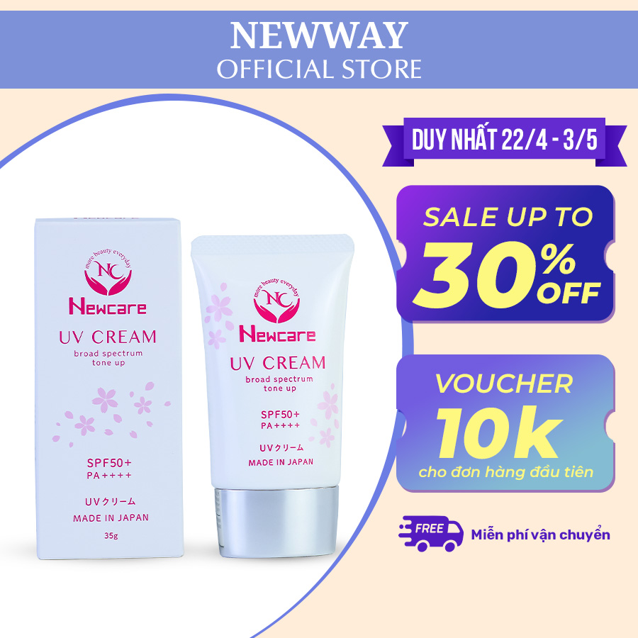 Kem chống nắng Nhật Bản Newcare UV Cream SPF50+ PA++++ 35g