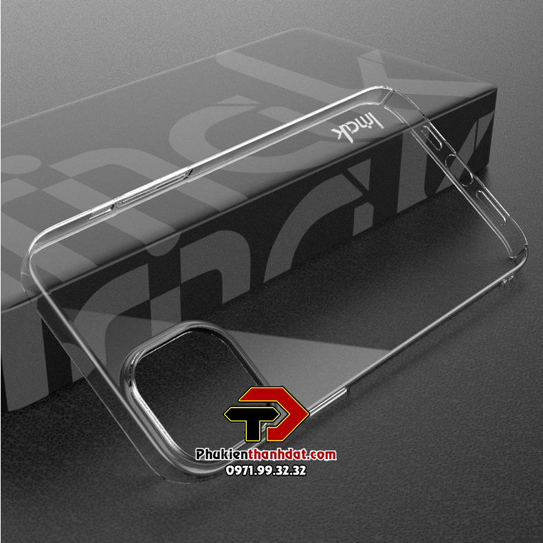 Ốp lưng trong suốt cho iPhone 14 chính hãng IMAK phủ nano không ố màu - Hàng chính hãng
