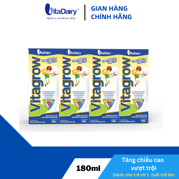 SBPS VitaGrow 180ml ( lốc 4 hộp )