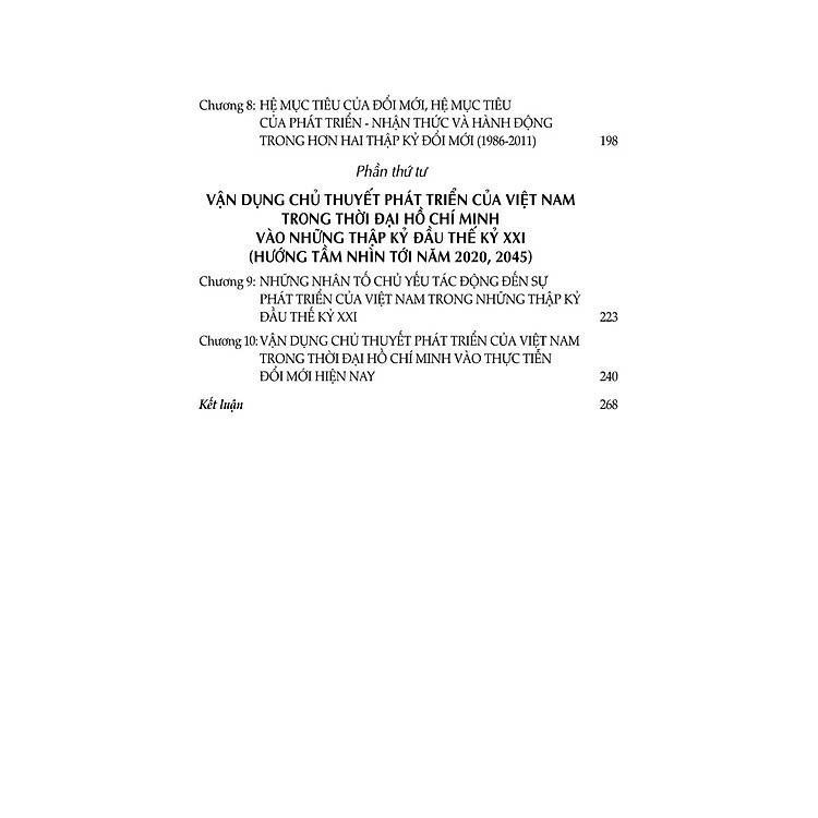 Sách - Nghiên Cứu Chủ Thuyết Phát Triển Của Việt Nam Trong Thời Đại Hồ Chí Minh - VIETNAMBOOK