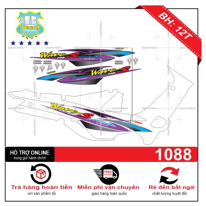 Tem rời dành cho wave nhỏ đời đầu trắng 1