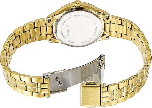 Đồng Hồ Nữ Citizen Đính Đá Swarovski Dây Thép Không Gỉ EU6042-57E - Mặt Đen