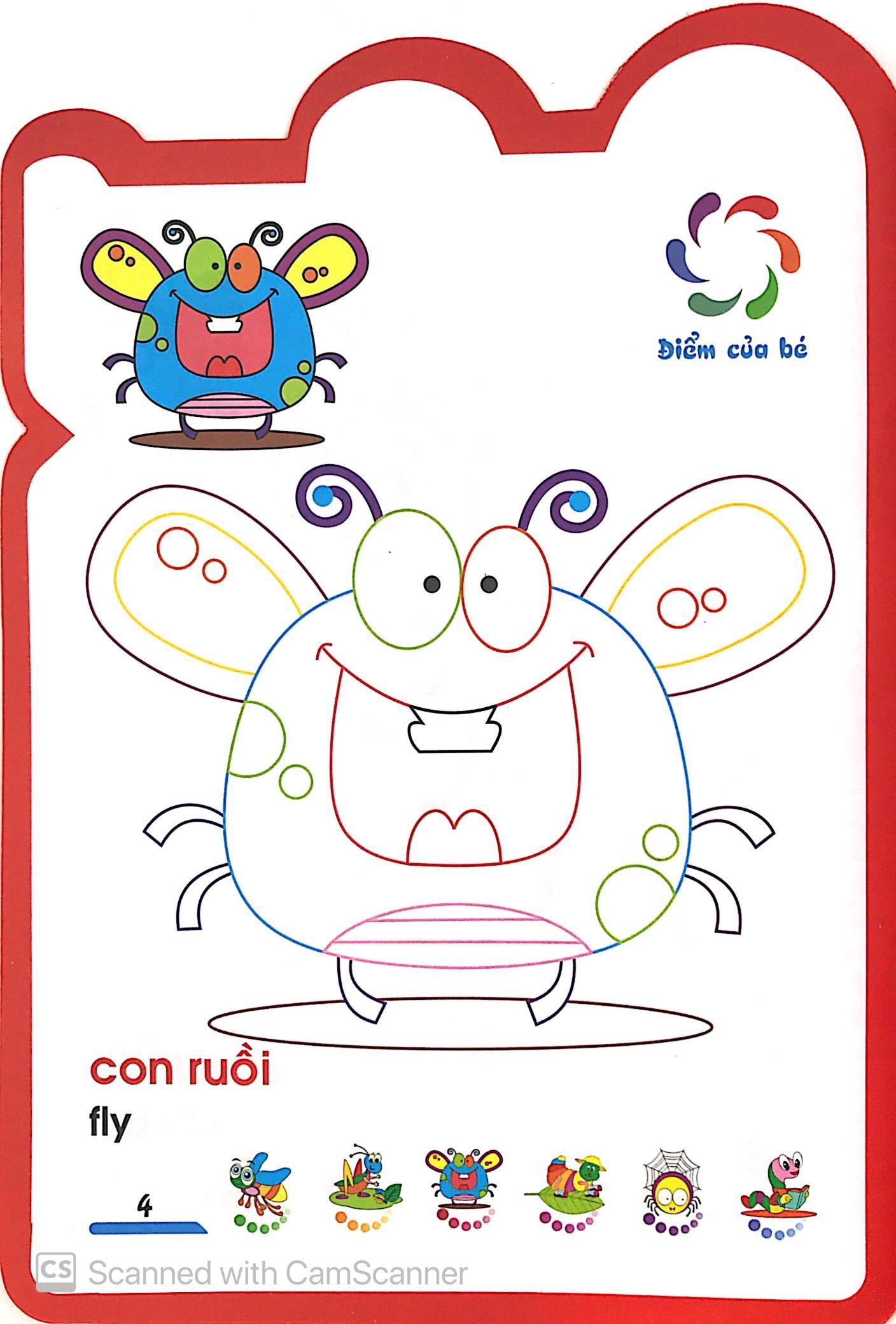 Họa Sĩ Tí Hon - Côn Trùng (Tái Bản)